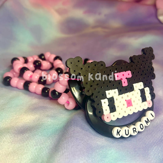 kuromi rave pacifier ♡