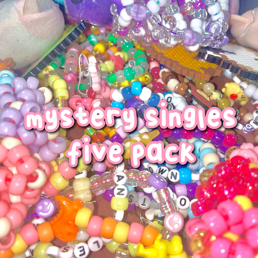 mystery singles (pack of 5) ♡