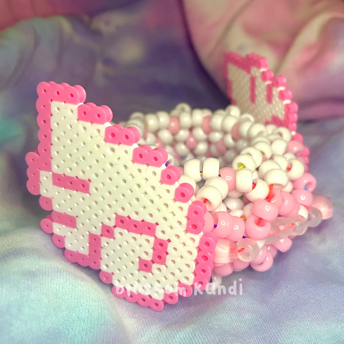 rave angel perler cuff ♡